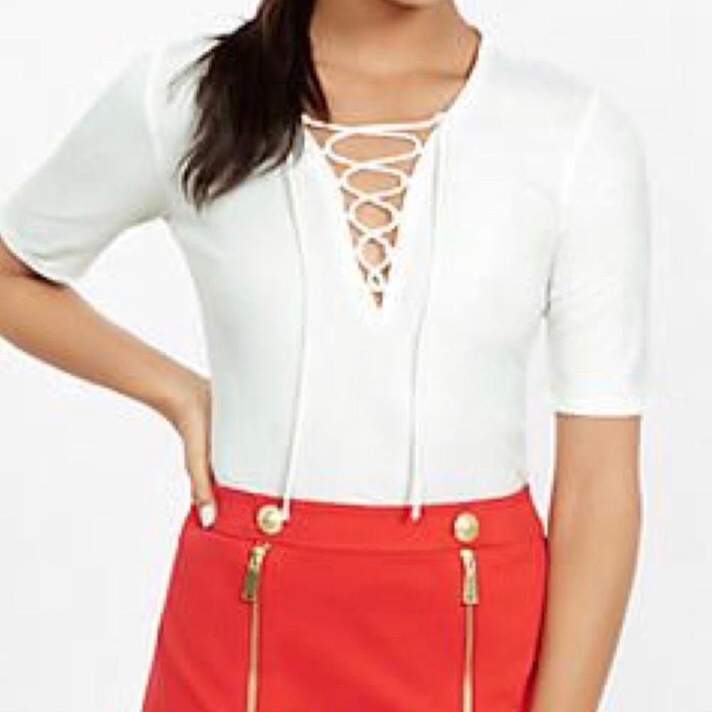Express Tie Front Shirt